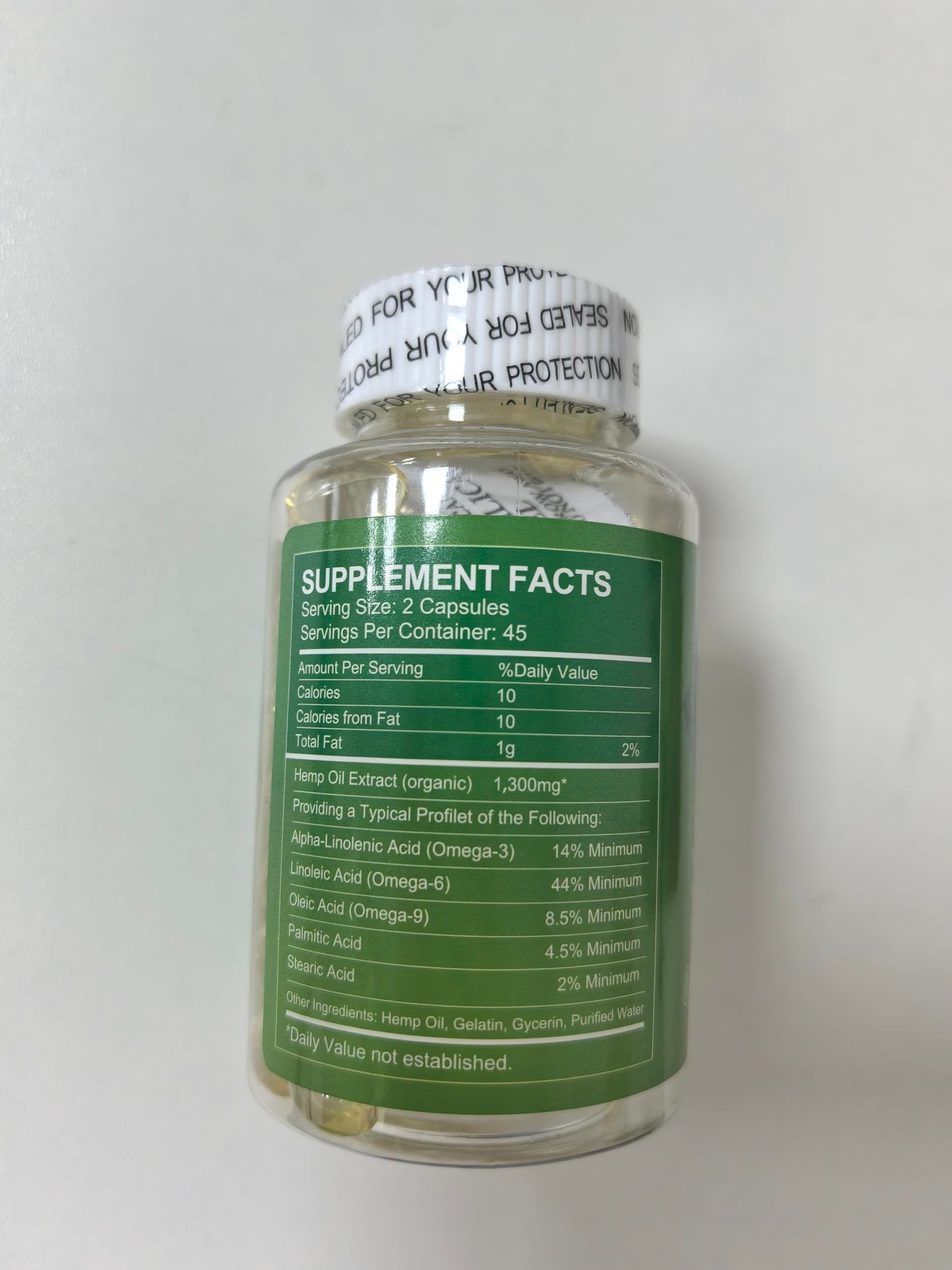 (2Pack) Hemp Oil Capsules – 60,000 Max Strength, Immune Support, Focus & Calm, Relaxation, Mood, Rich in Omega 3-6-9, 90 Capsules
