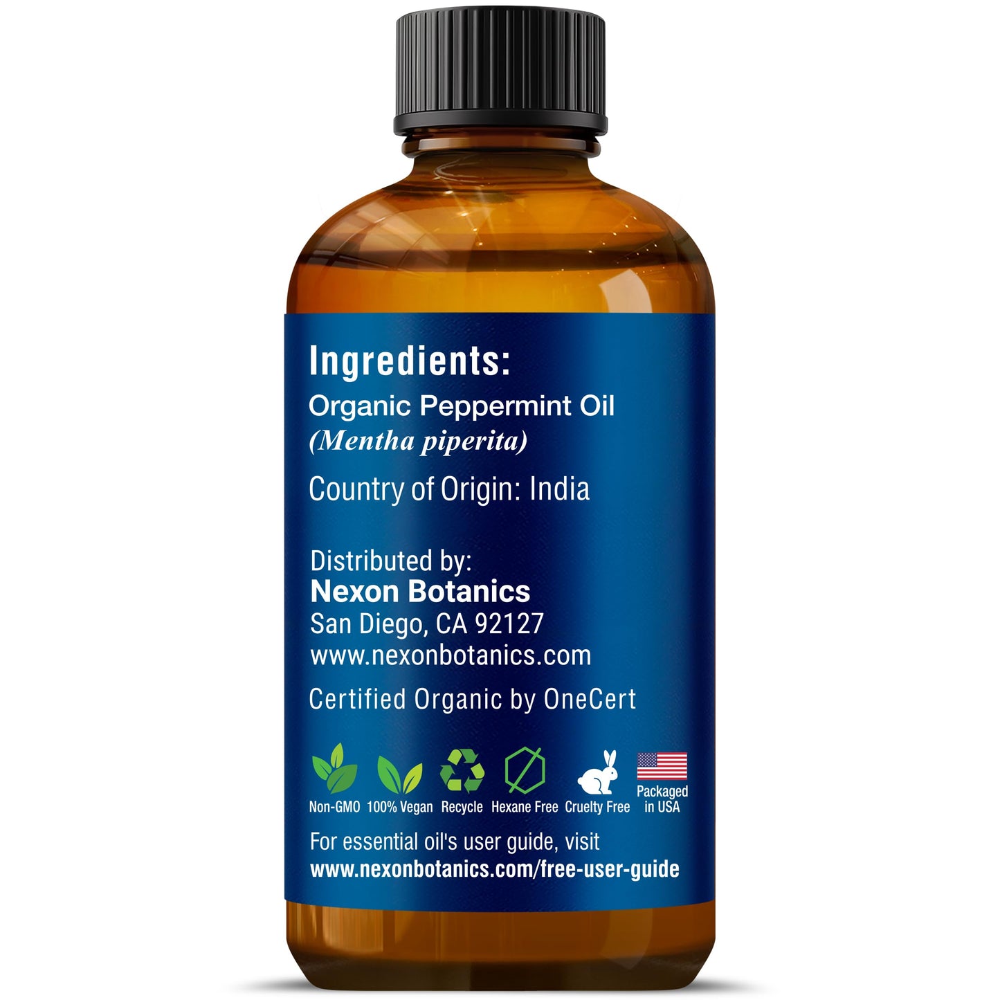 Organic Peppermint Essential Oil 30 ml | Nexon Botanics