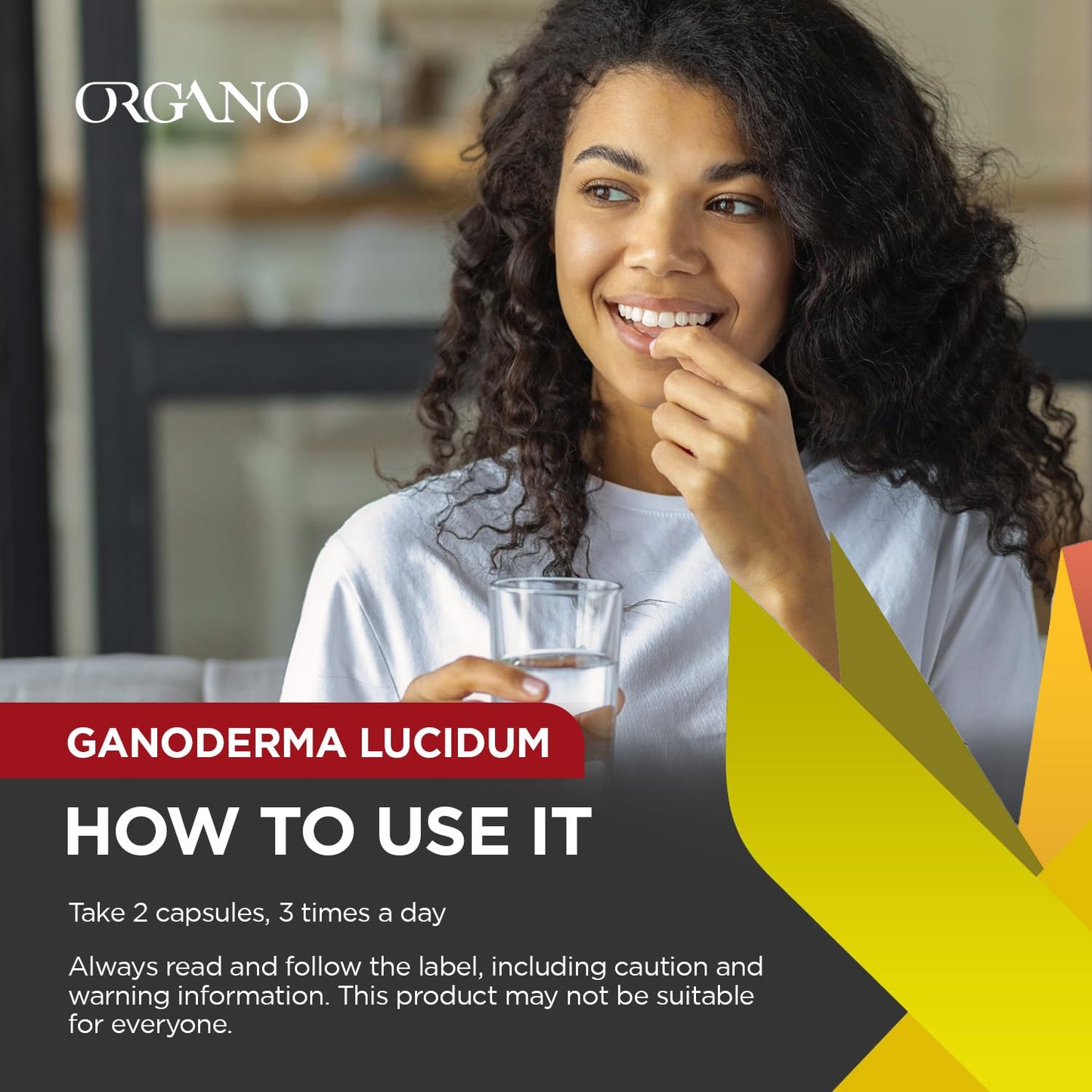 ORGANO OGX Organic Ganoderma Lucidum 90-Count BritishVita | Premium UK Vitamins & Wellness Supplements