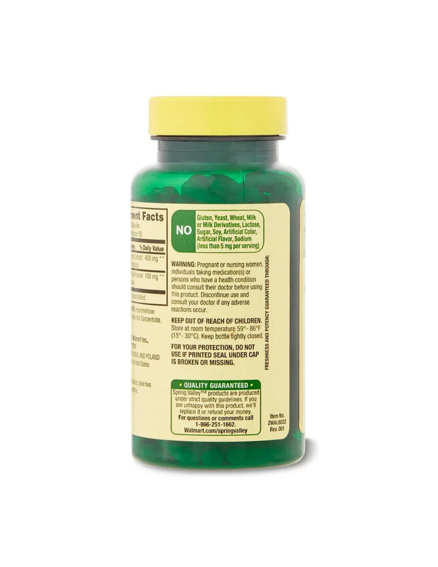 Spring Valley Valerian Root Capsules 500 mg, 100 Count + STS Sticker | NON-GMO & Gluten Free