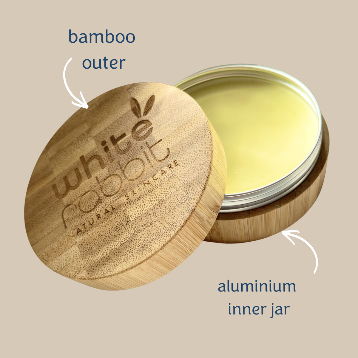 Eucalyptus & Lavender Cleansing Balm | Gentle Cleanser for Sensitive Skin White Rabbit Skin Care