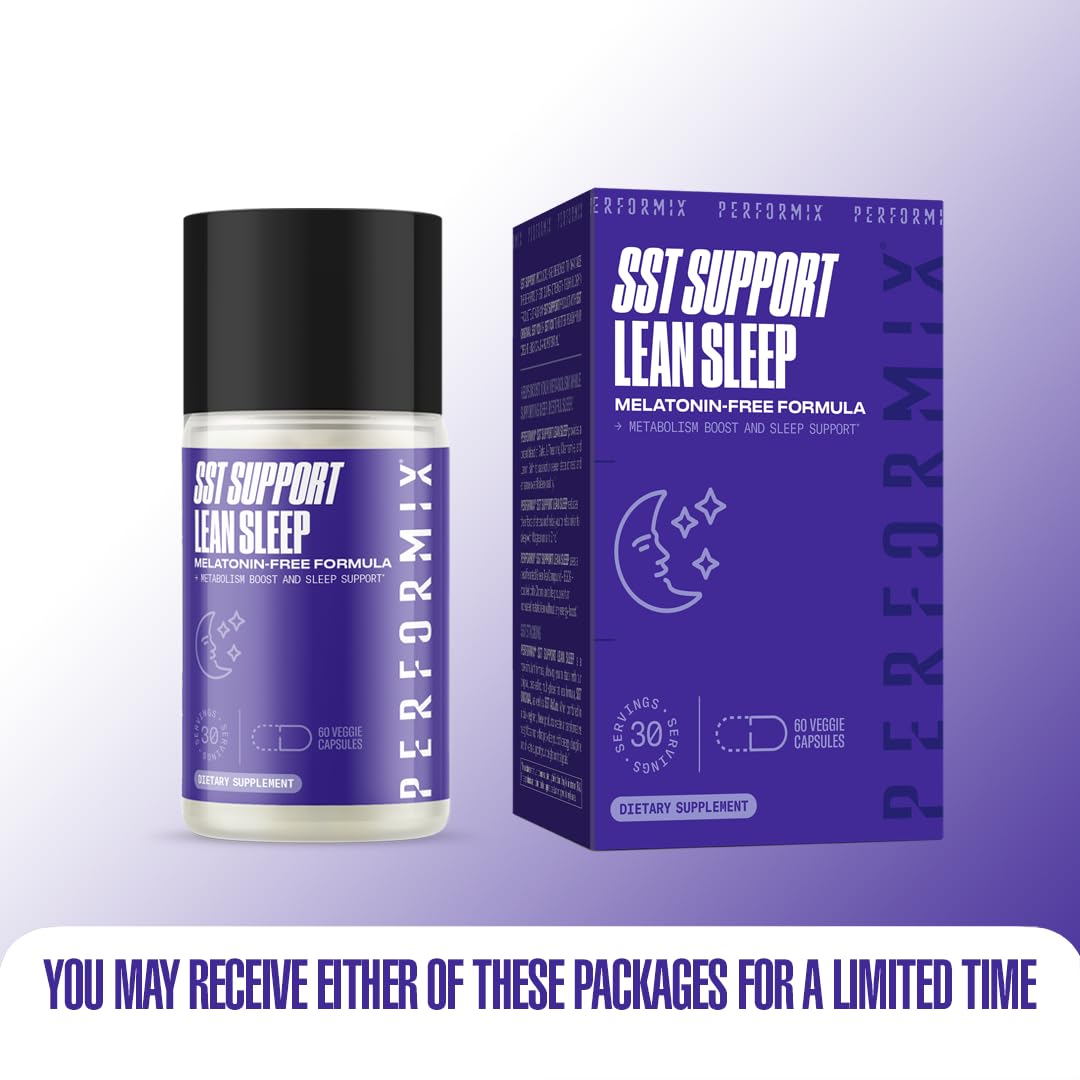 PERFORMIX SST Support Lean Sleep – Herbal Sleep Aid (60 Veggie Capsules)