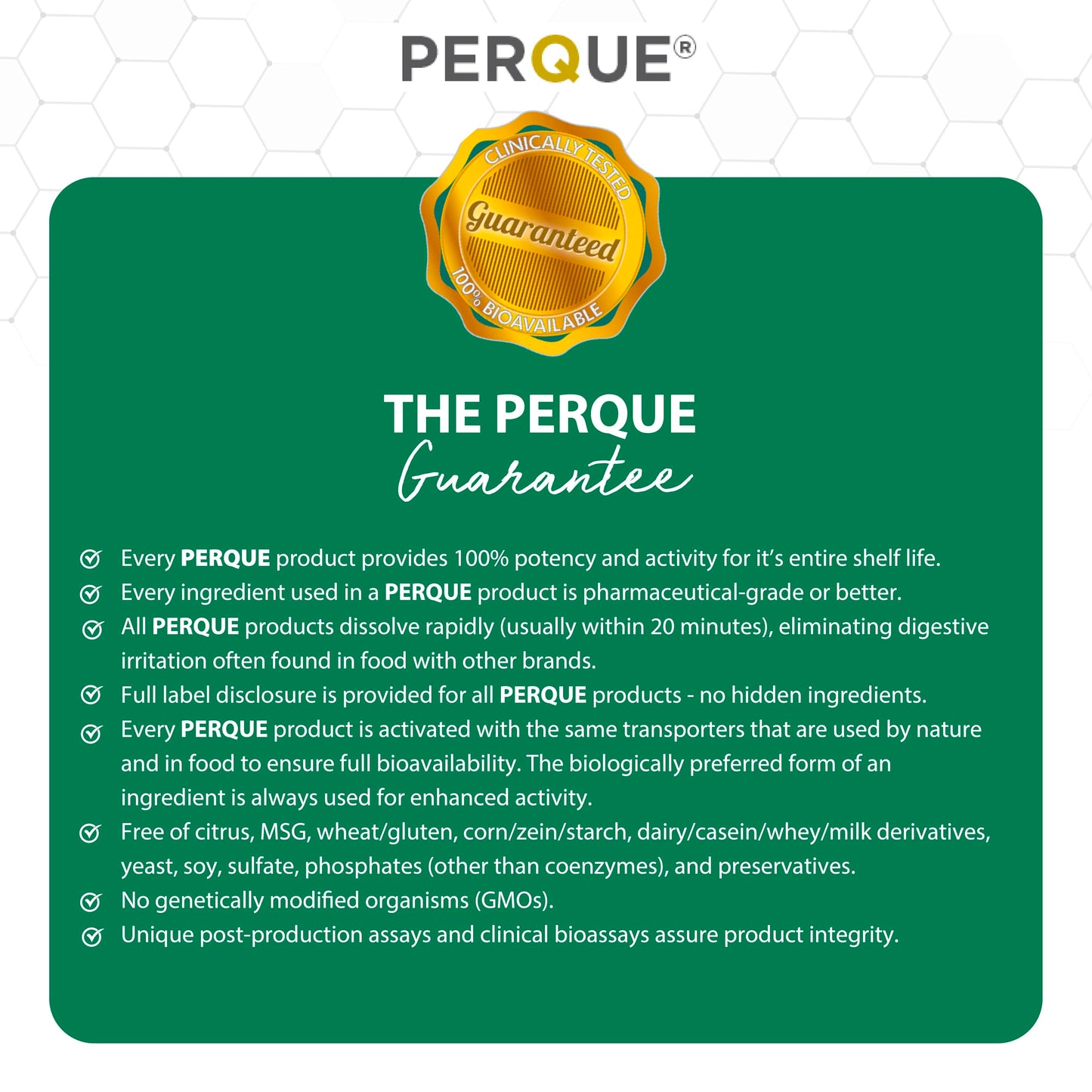 Perque Life Guard Mini Tabsules – 60 Count | 40 Essential Nutrients for Heart, Body & Brain