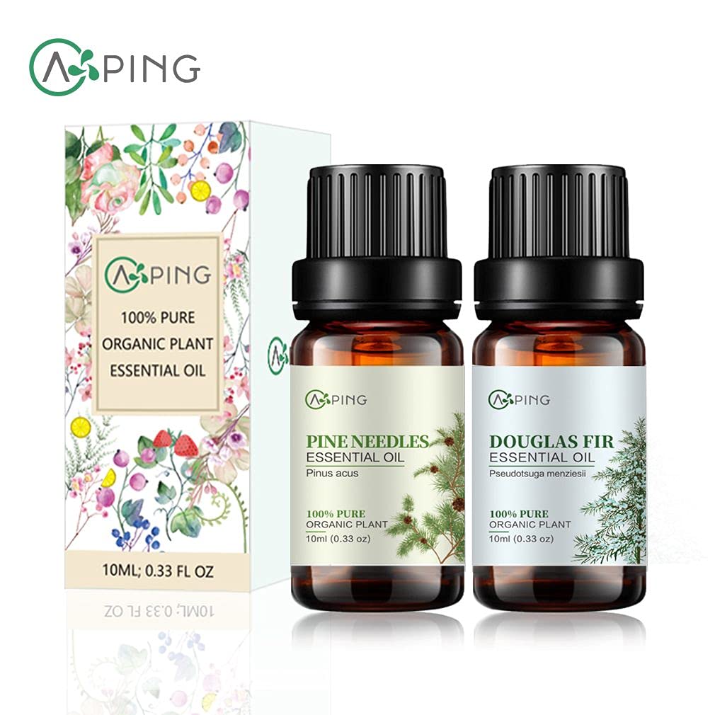 Pine Needles & Douglas Fir Essential Oils - 100% Pure Organic Plant Oils