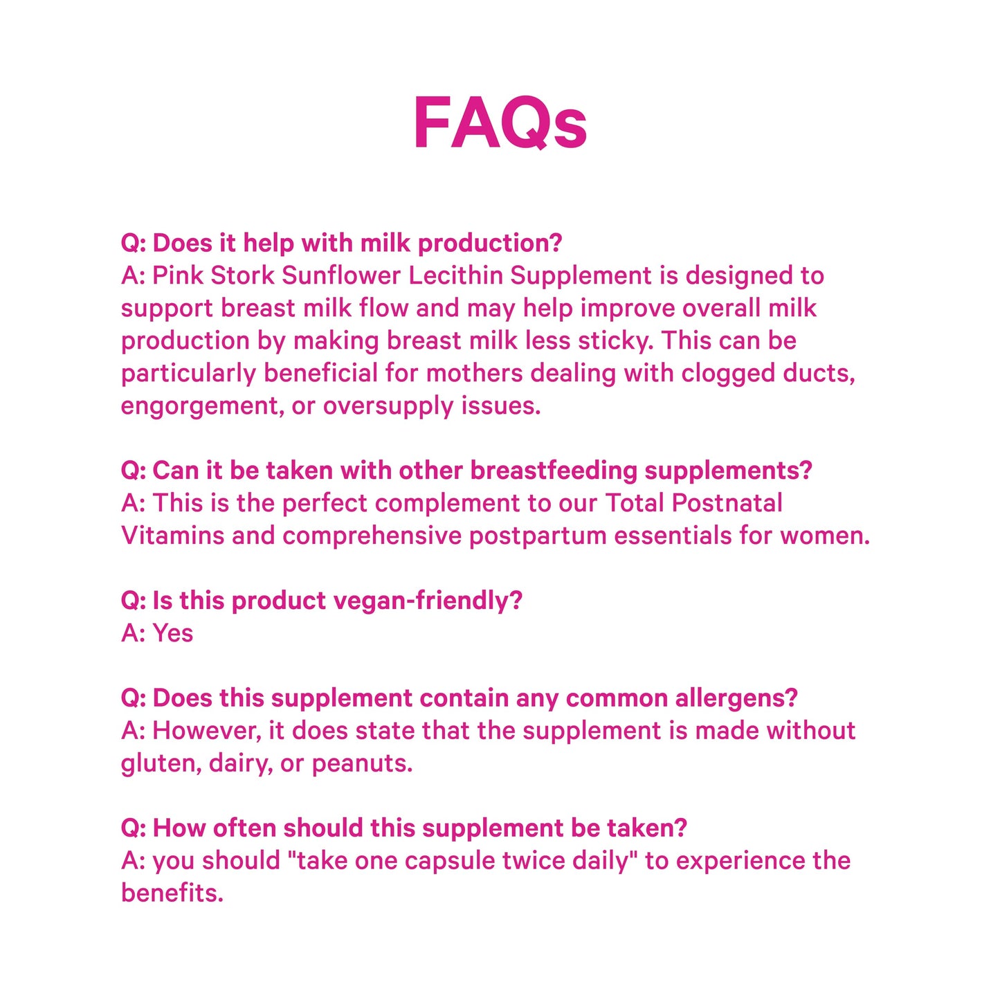 Pink Stork Sunflower Lecithin Supplement - 1200 mg for Clogged Milk Ducts - Breastfeeding Essentials for Postpartum Moms - Supports Breast Milk Flow - 60 Softgels