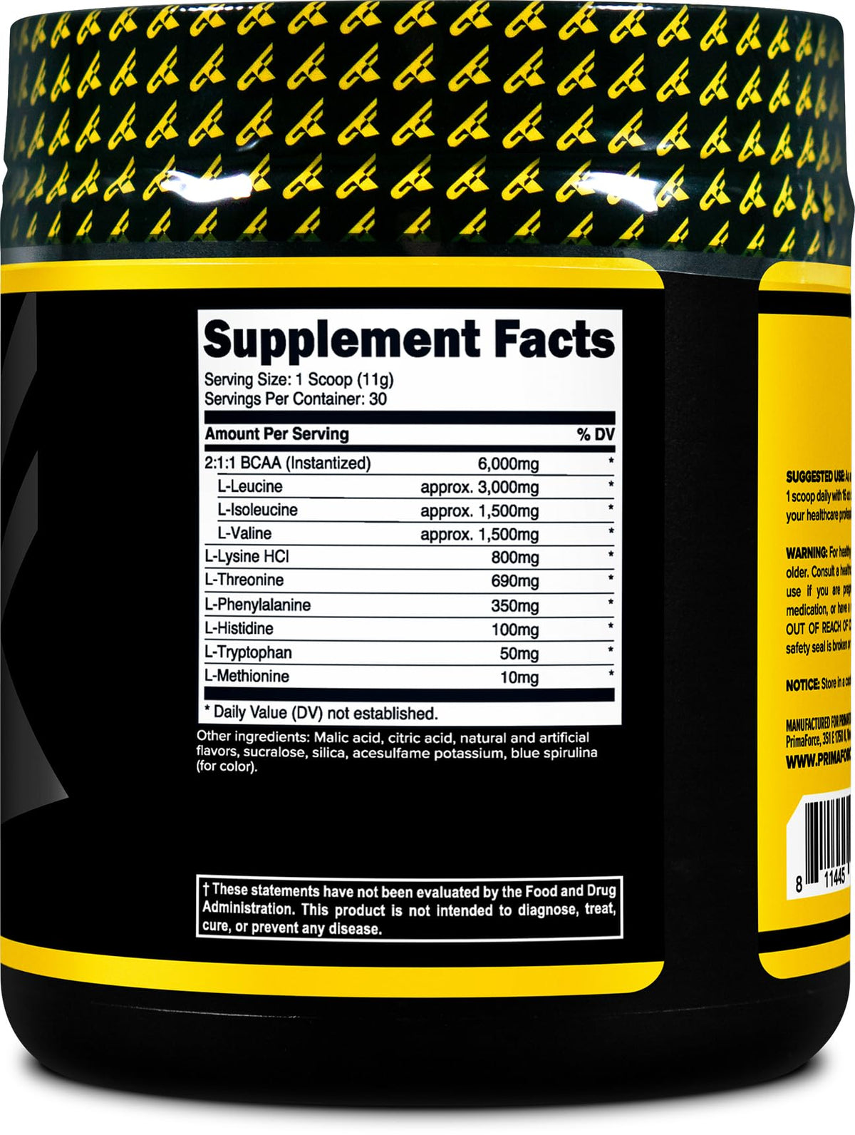 Primaforce EAA Powder (30 Servings, Rocket Pop Flavor) - Essential Amino Acids for Pre/Intra Workout and Recovery - Non-GMO and Gluten Free BritishVita | Premium UK Vitamins & Wellness Supplements