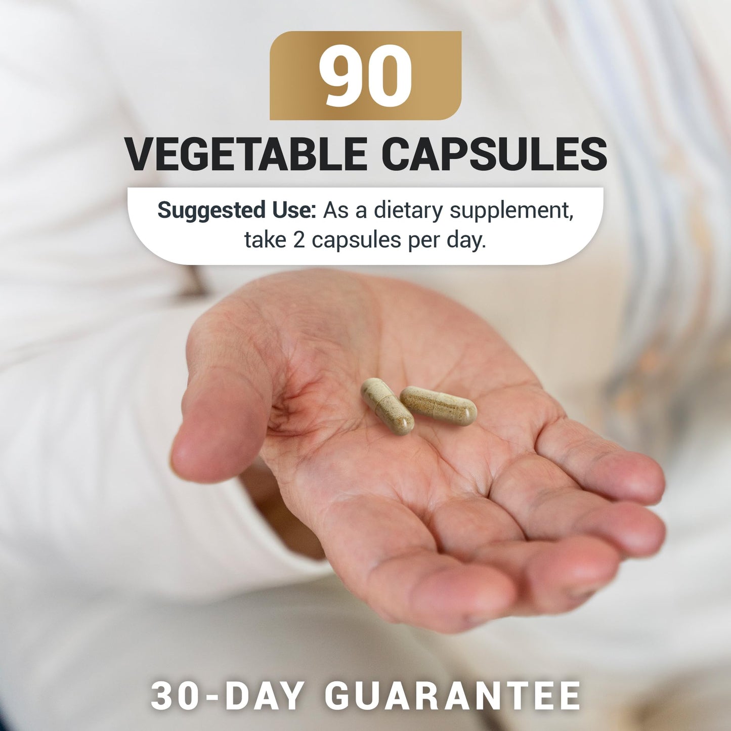 Dr. Berg Ashwagandha Capsules 1000mg | Bioperine Black Pepper | 90 Capsules