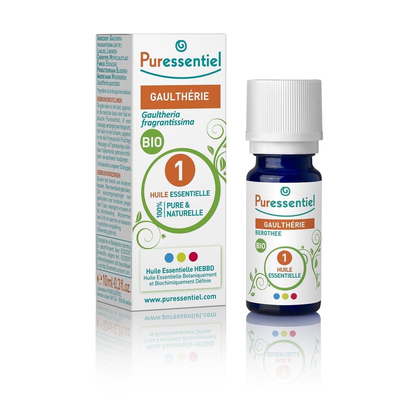 Puressentiel Organic Wintergreen Essential Oil - 0.3 oz (Unisex)