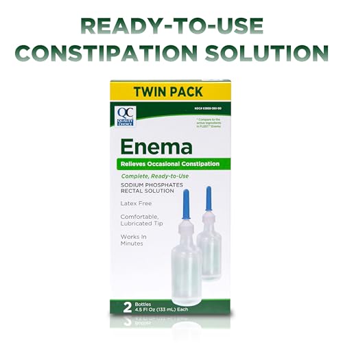Quality Choice Enema Twin Pack — Ready-to-Use Rectal Solution