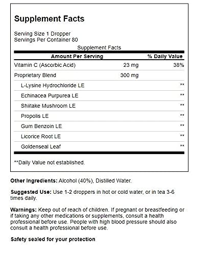 Quantum Super Lysine+ Liquid Extract 2 fl oz (59 ml) | Lysine Liquid Supplement