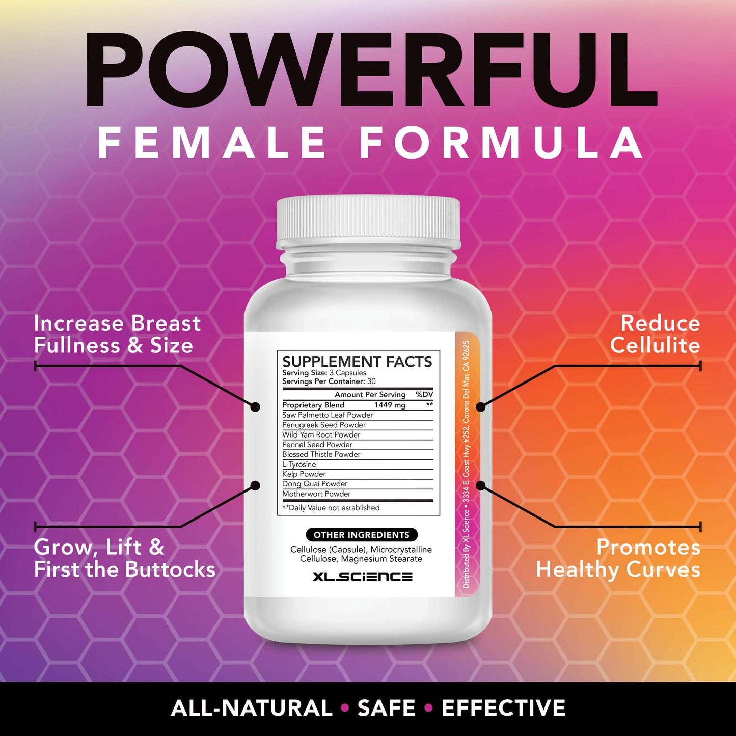 Quick Curve – Female Curve Enhancer for Fuller Hips, Thighs & Bust