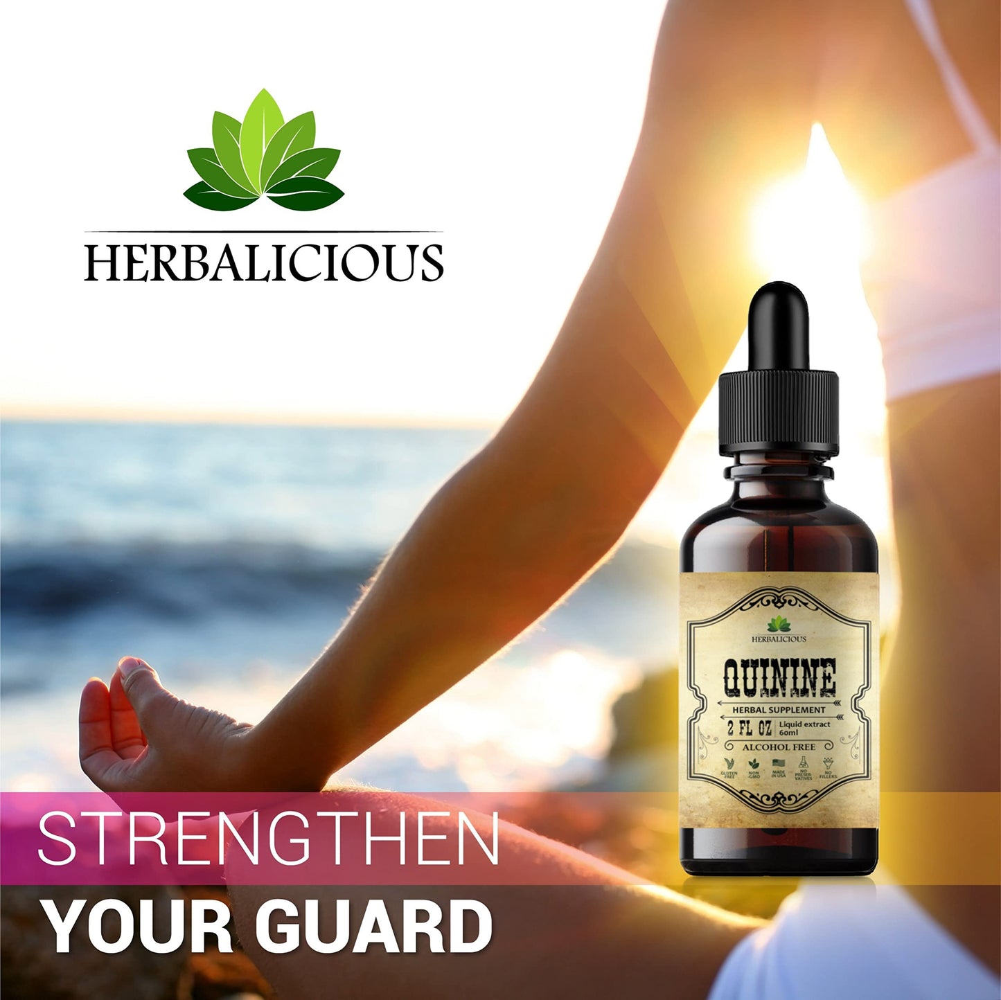 Quinine Liquid Extract 2oz – Restless Legs & Nighttime Cramp Relief