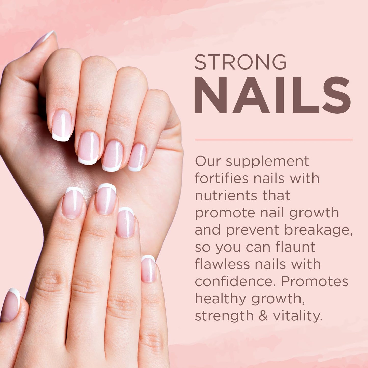Hair Skin & Nails Vitamins 5000mcg Biotin with Collagen & Hyaluronic Acid – 120 Softgels