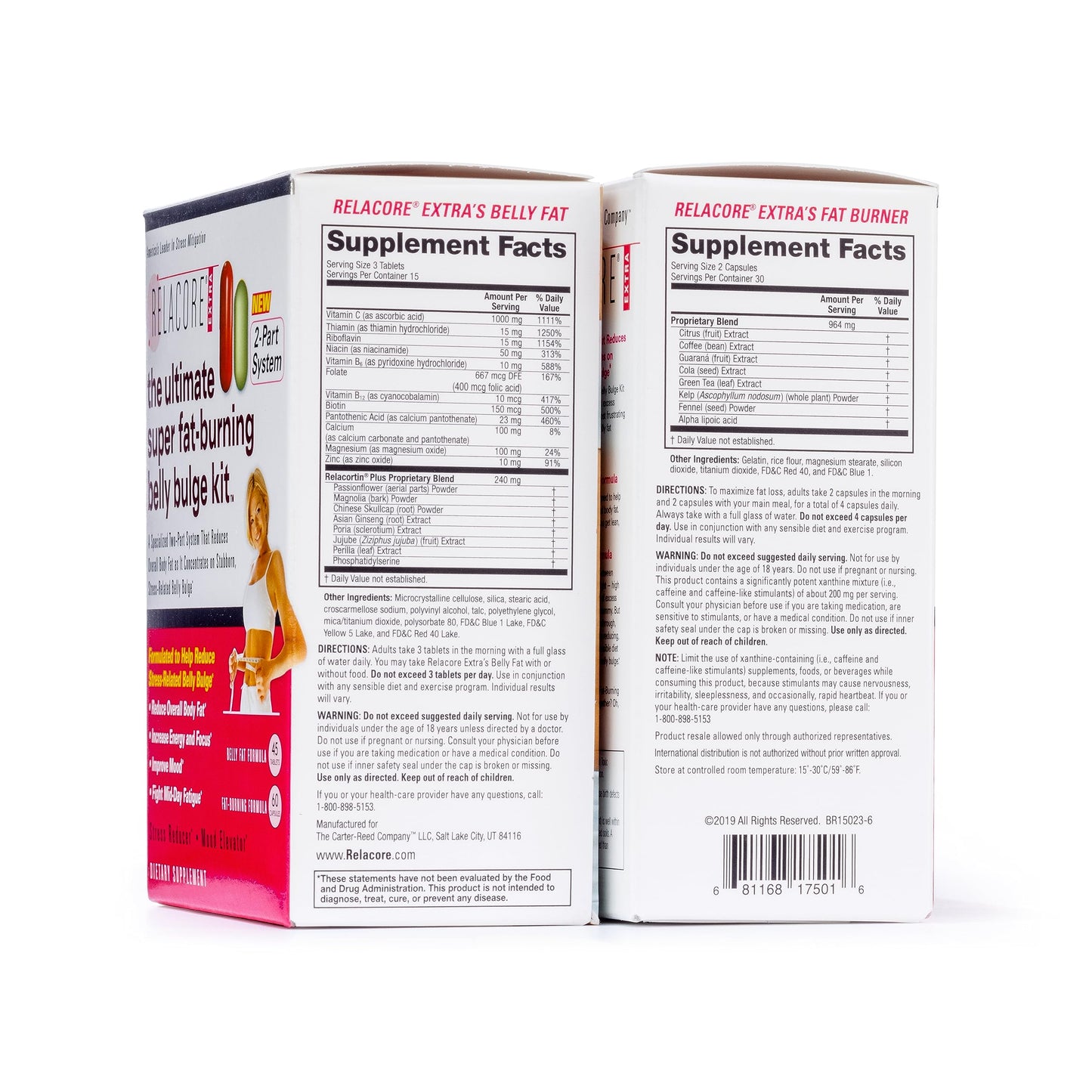Relacore Ultimate Belly Bulge Kit – Two-Pronged Fat-Burning & Stress Relief (15-Day)