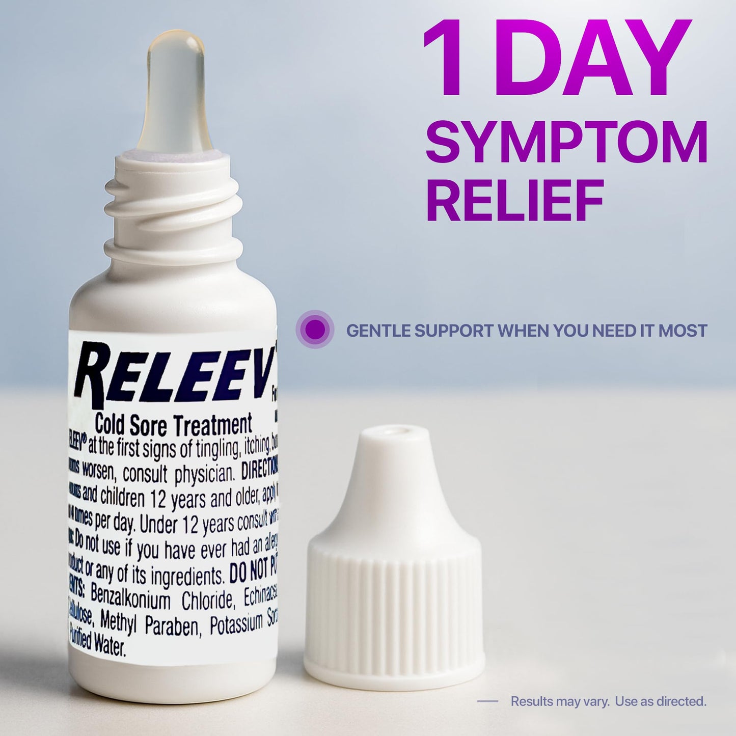 Releev 1 Day Cold Sore Treatment 6ml – Targeted Relief, Viracea Formula