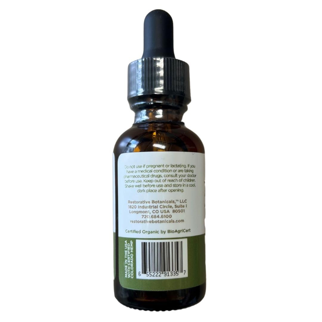 Restorative Botanicals Hemp Oil 2500mg Mandarin Orange - 60 Servings