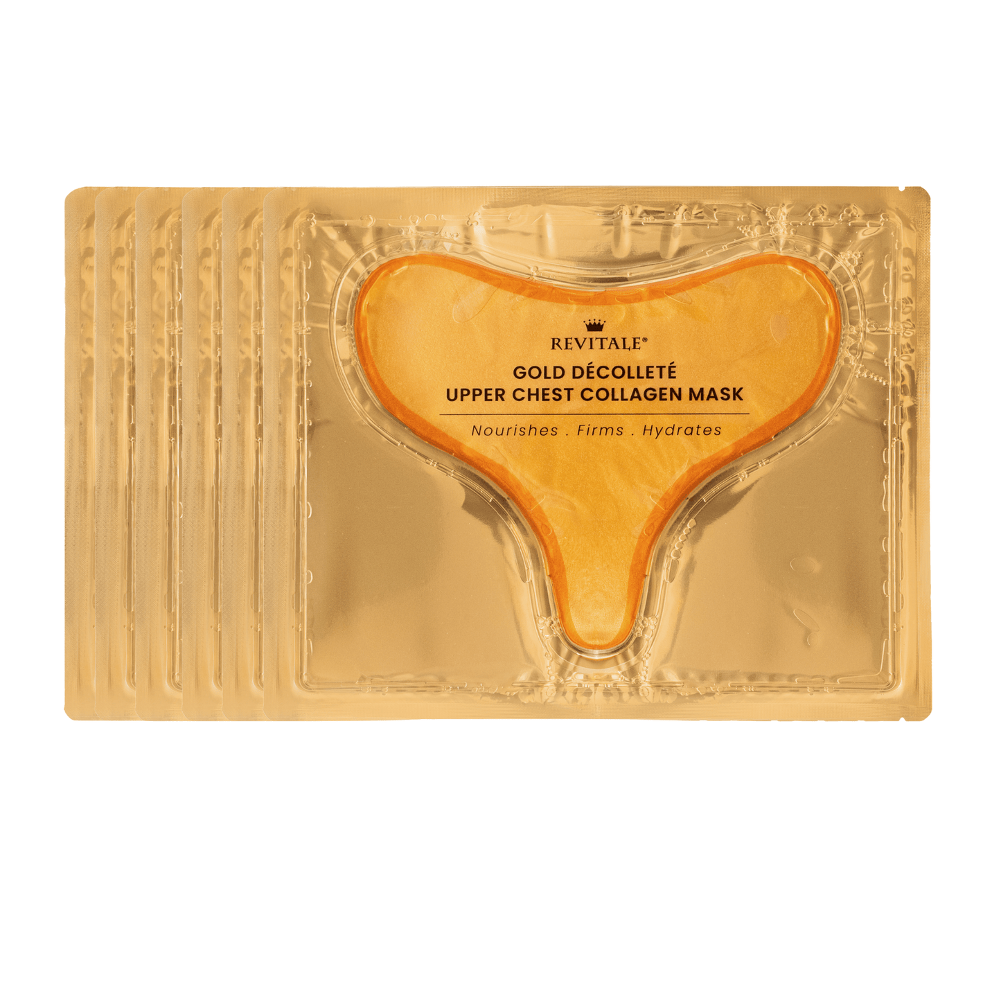 Revitale Gold Décolleté Upper Chest Collagen Masks