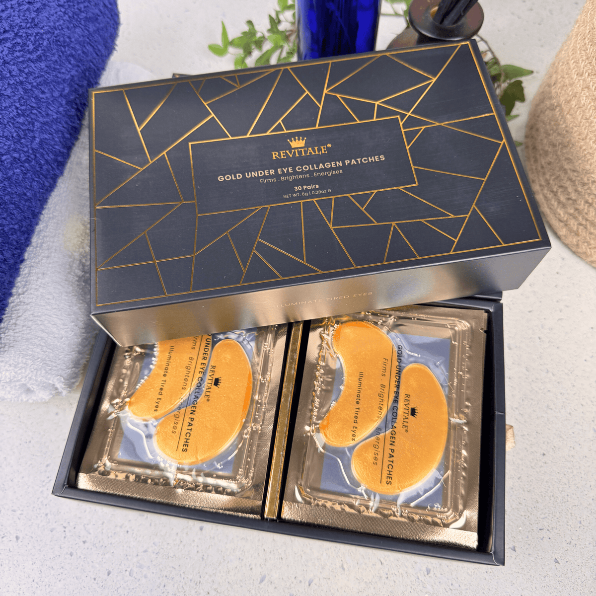 Revitale Gold Under Eye Collagen Patches (30 Pairs)(Gift Pack) General Healthcare