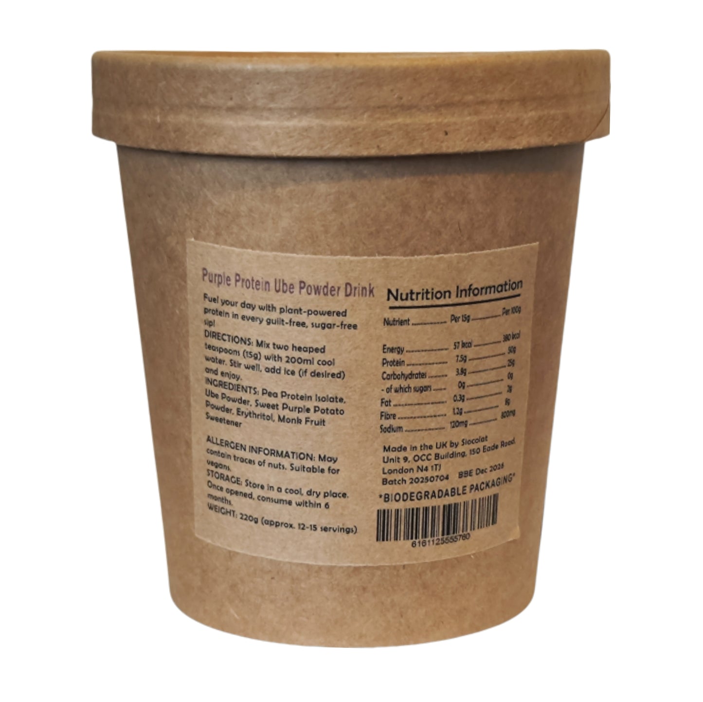 Purple Protein Ube Powder Drink
