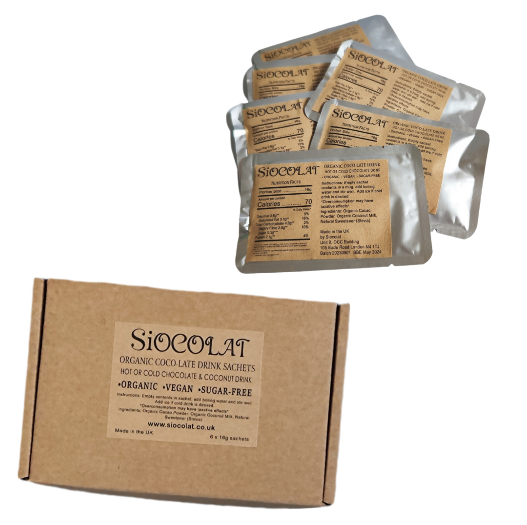 Delicious sugar-free hot chocolate in a cup, perfect for a healthy treat.