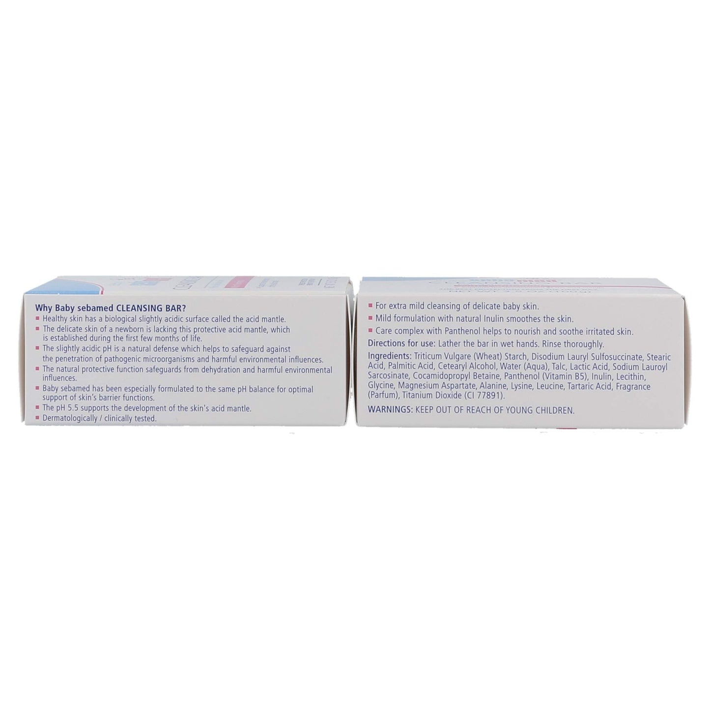 SEBAMED Baby Ultra Mild Cleansing Bar 2-Pack - Hypoallergenic, 3.5 oz (100 g)