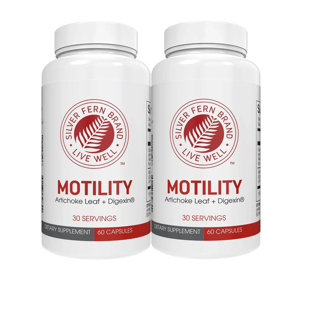 Silver Fern Motility – Non-Laxative Constipation Support, 120 Capsules (60-Day Supply) with Artichoke Leaf, Tender Okra Pods & Winter Cherry BritishVita | Premium UK Vitamins & Wellness Supplements