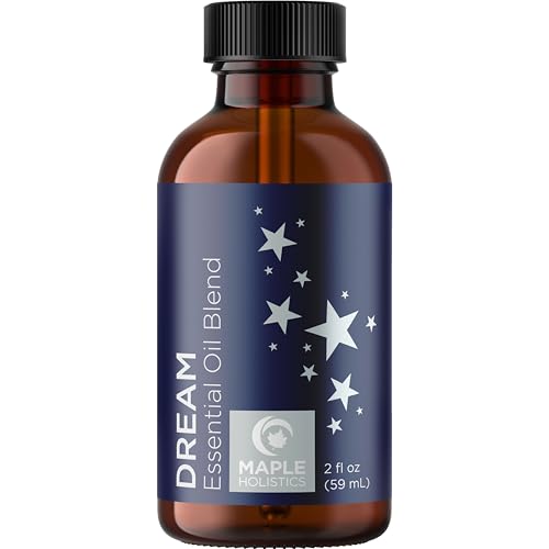 Sleep Essential Oil Blend for Diffuser – Dream Essential Oils with Lavender, Chamomile, Clary Sage & Ylang-Ylang (2 oz)