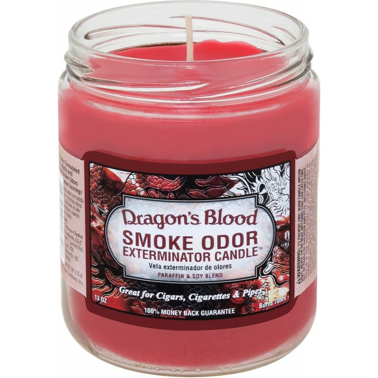 Smoke Odor Exterminator Candles - Dragon's Blood 13 oz Jar (3-Pack)