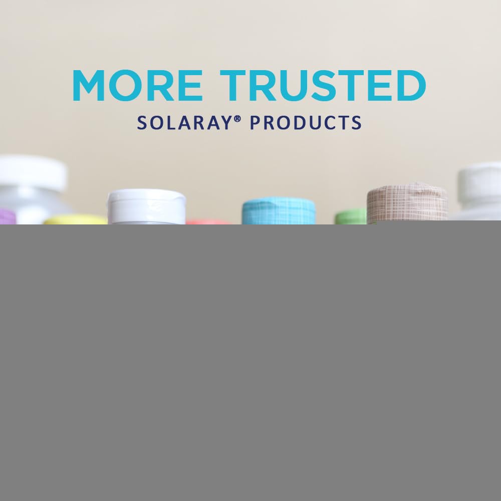 SOLARAY Activated Charcoal 280mg – Coconut Source | Non-GMO, Vegan | 90 Capsules