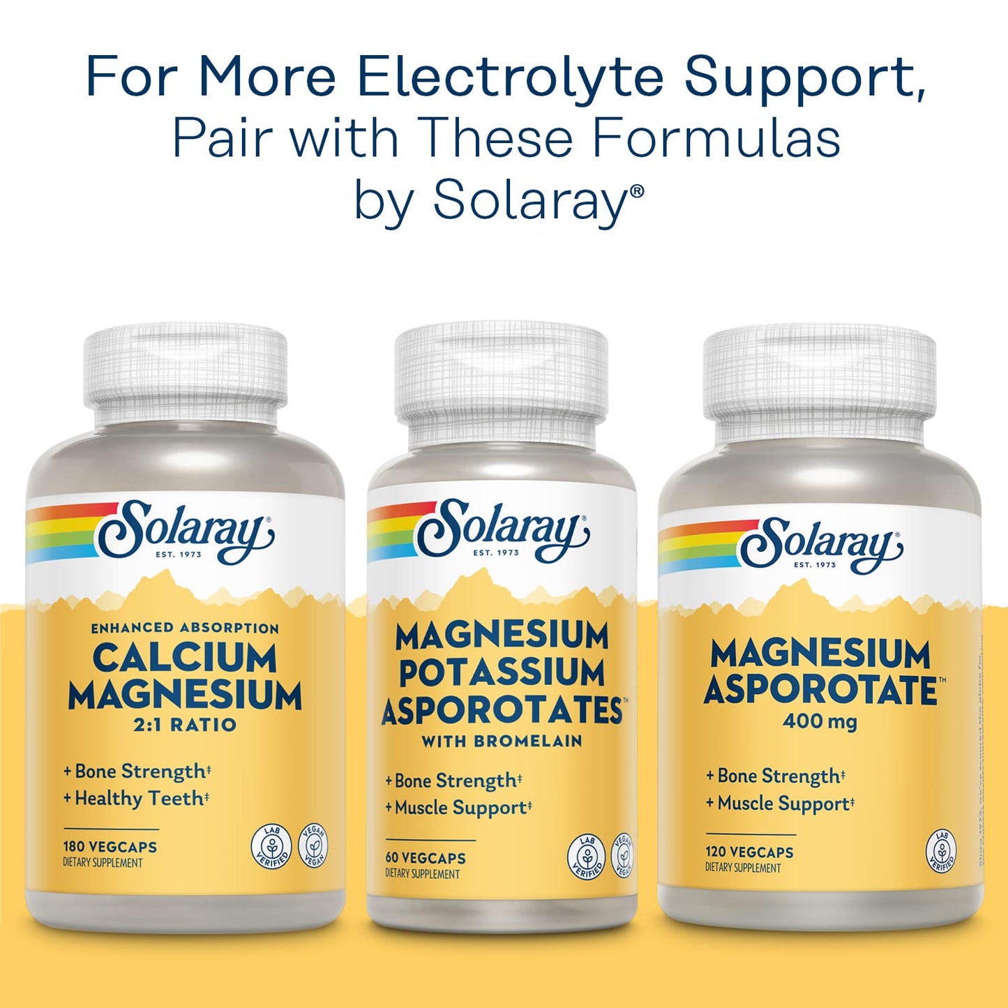Solaray Potassium Asporotate Supplement – 99 mg, 200 Count