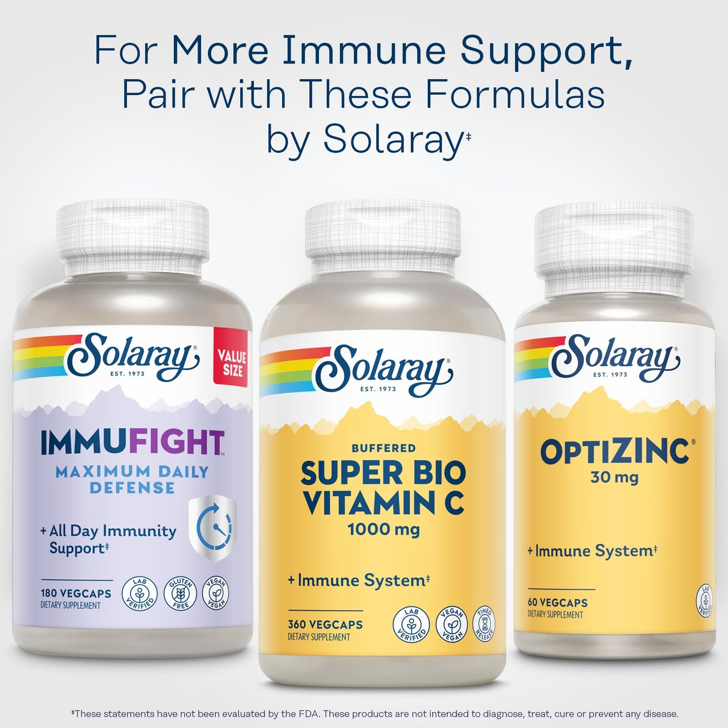 SOLARAY Vitamin C 1000 mg – Buffered, Timed-Release, Bioflavonoids | Vegan Immune Support BritishVita | Premium UK Vitamins & Wellness Supplements