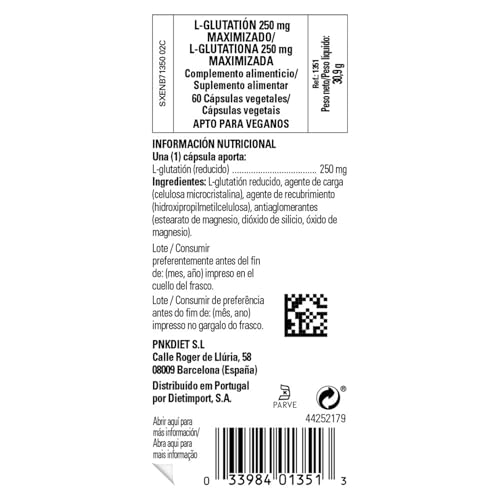Solgar Reduced L-Glutathione 250 mg, 60 tablets