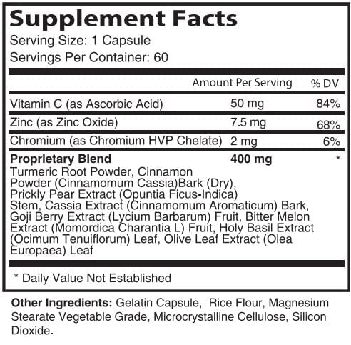 SugarBalance 2 Pack Capsules – Max Advanced Formula (120 Capsules) BritishVita | Premium UK Vitamins & Wellness Supplements