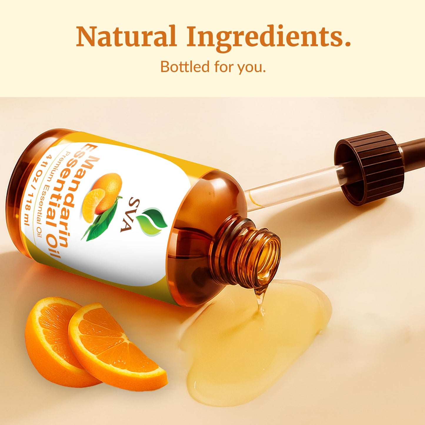 SVA Mandarin Essential Oil 4oz – 100% Natural Mandarin Oil
