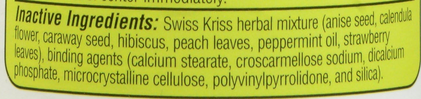 SWISS KRISS Laxative HRBL, 250 Ounce – Gentle Digestive Support