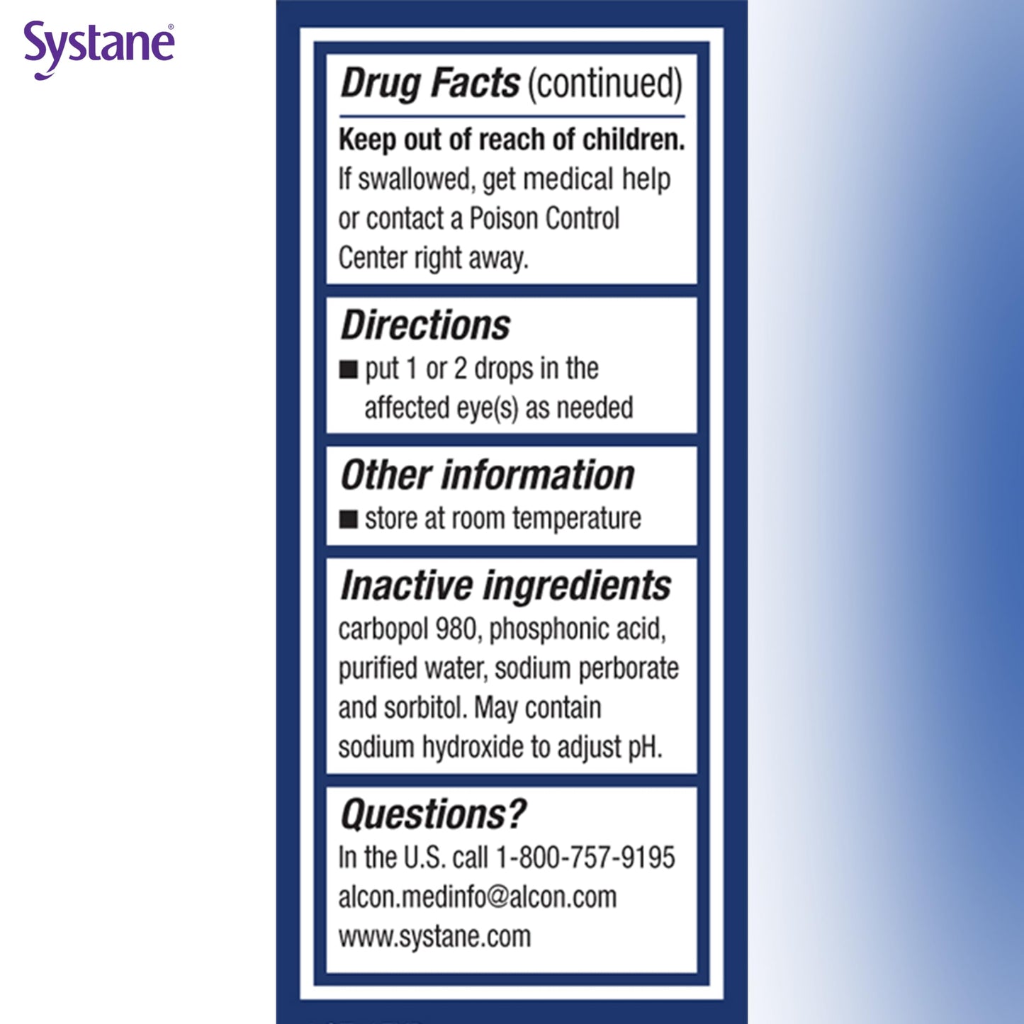 Systane Lubricant Eye Gel Nighttime 0.35 oz | Overnight Dry Eye Protection