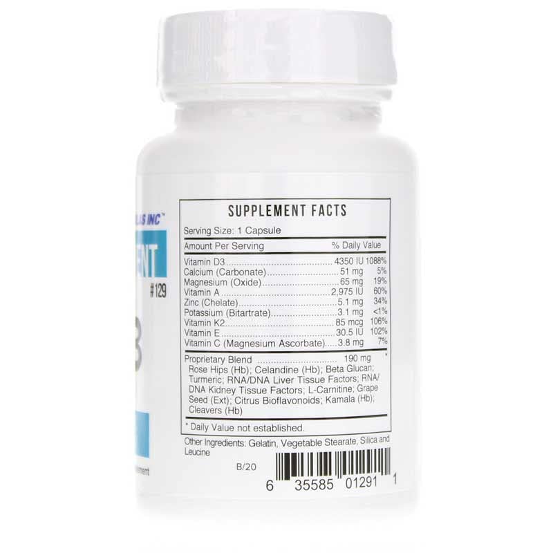 Systemic Formulas DV3 BioNutriment Vitamin D3 Plus Immune Support | Vitamin D3 + K2 Immune Support