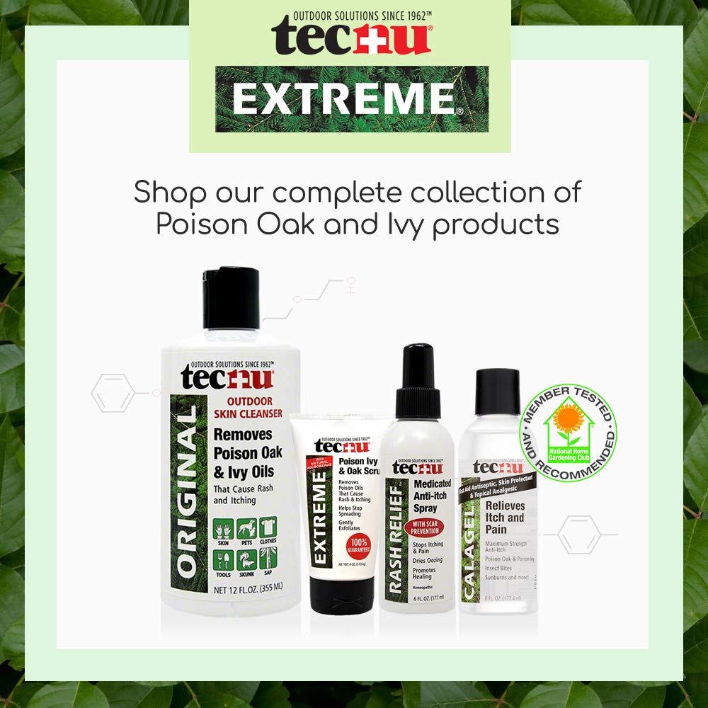 Tecnu Extreme Poison Ivy & Oak Scrub – Removes Urushiol Oils, 10 oz