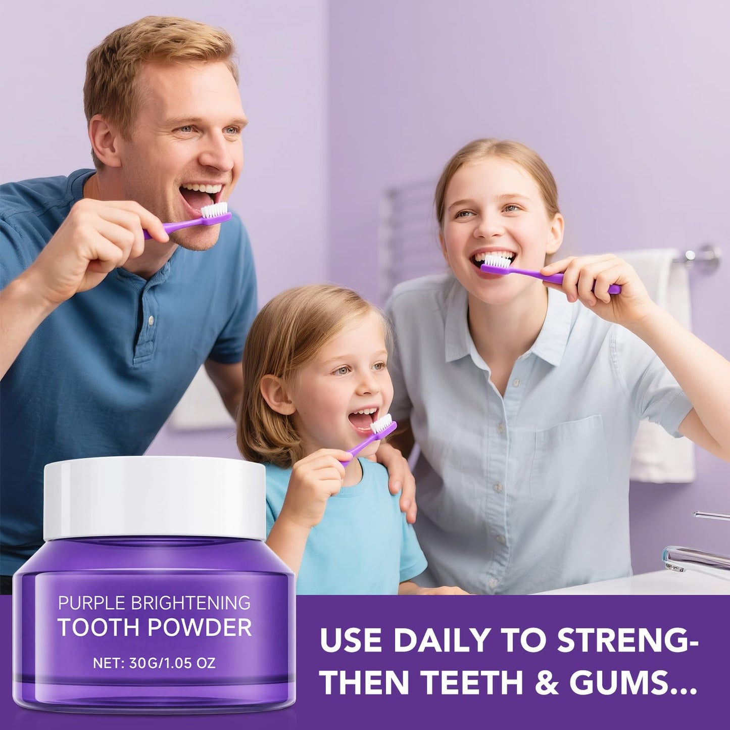 Teeth Whitening Powder - No Sensitivity & Stain Removal Booster