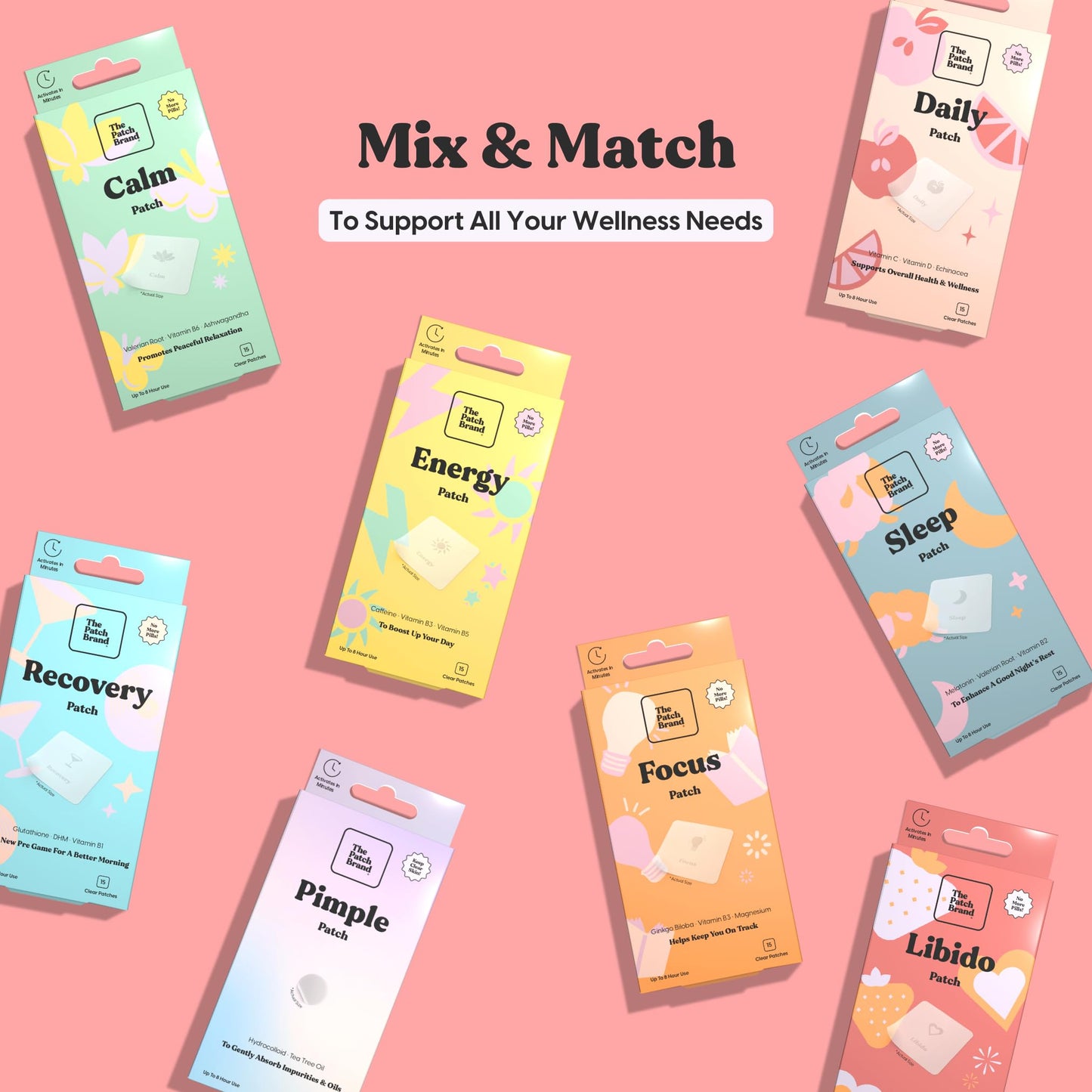 The Patch Brand Libido Patch - L-Arginine, Vitamin B6 & Maca