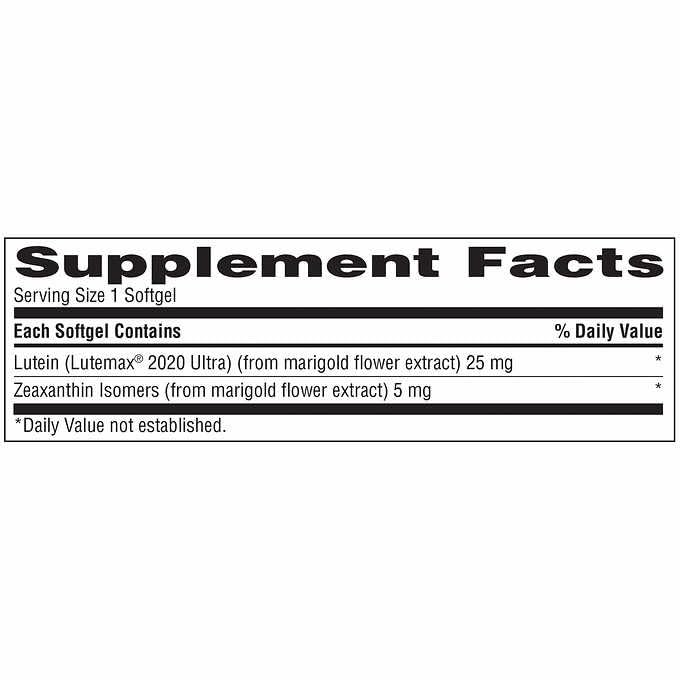 Tru-Nature Vision Complex: Lutein & Zeaxanthin, Bundle of 140 Softgels
