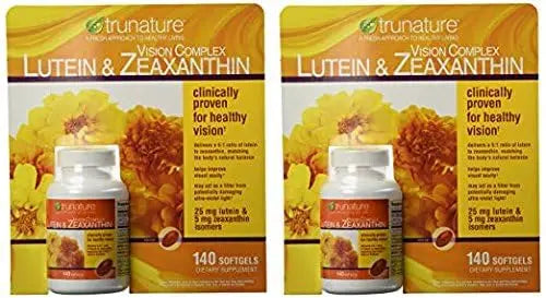 Trunature Vision Complex Lutein & Zeaxanthin Supplement, 140 Count (2 Packs) – Soy Free, Smaller Softgels BritishVita | Premium UK Vitamins & Wellness Supplements