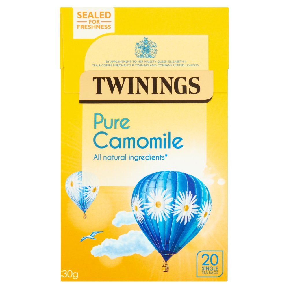Twinings Pure Camomile 20 Tea Bags 30g (Case of 4) BritishGram.com