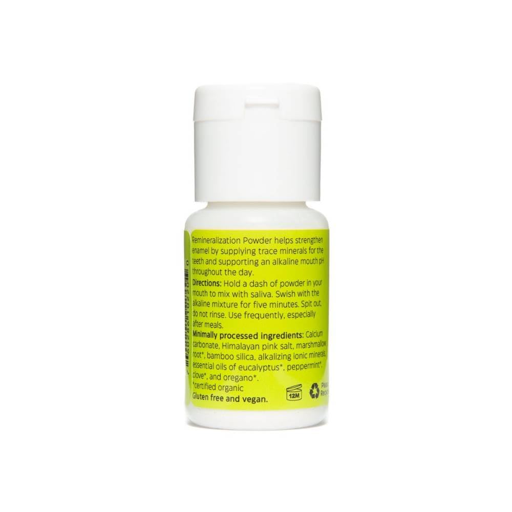 Uncle Harry’s Peppermint Remineralization Tooth Powder - Fluoride Free, Vegan 1 oz