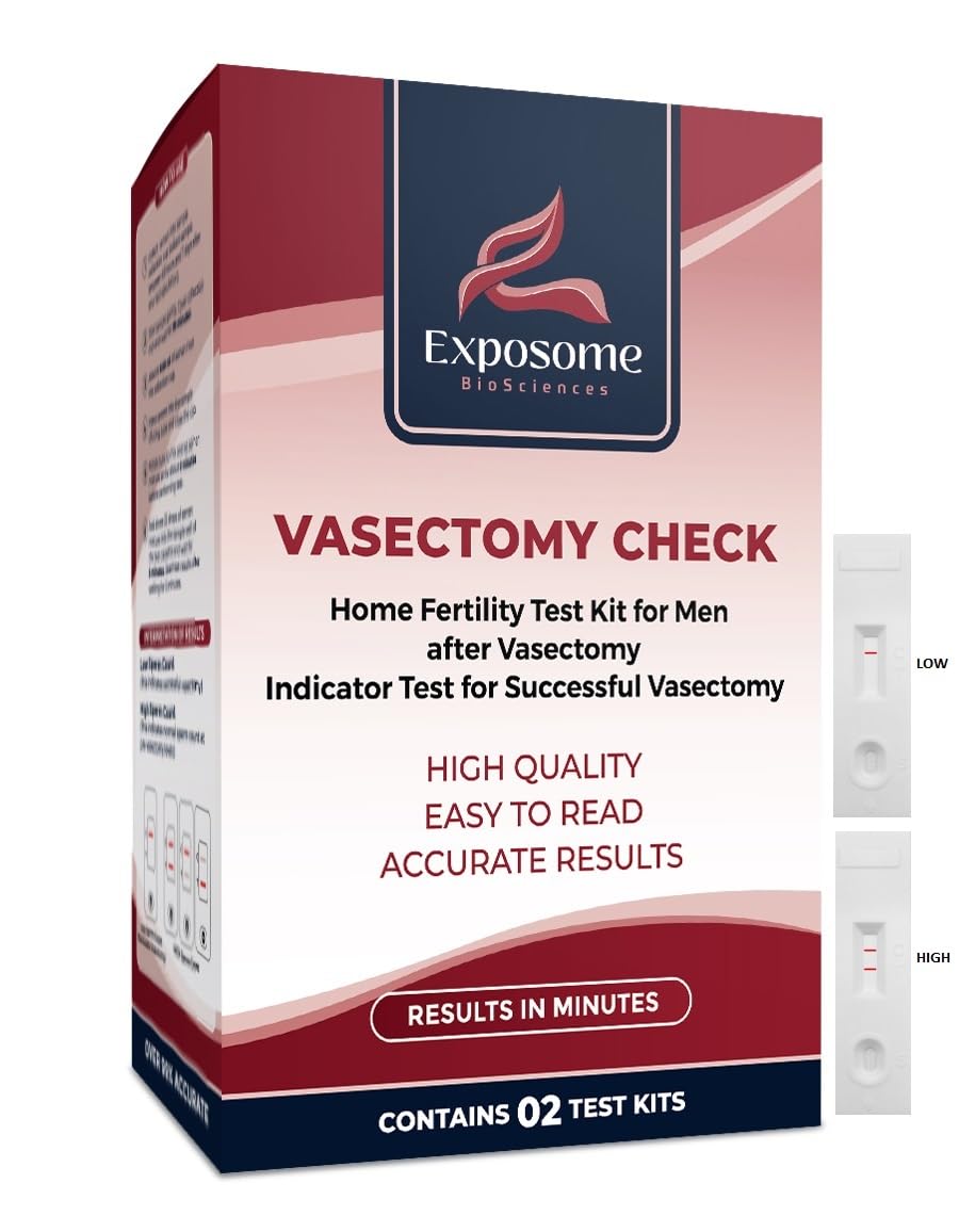 Vasectomy Home Test Kit. (Contains 2 Tests) FSA - HSA Eligible