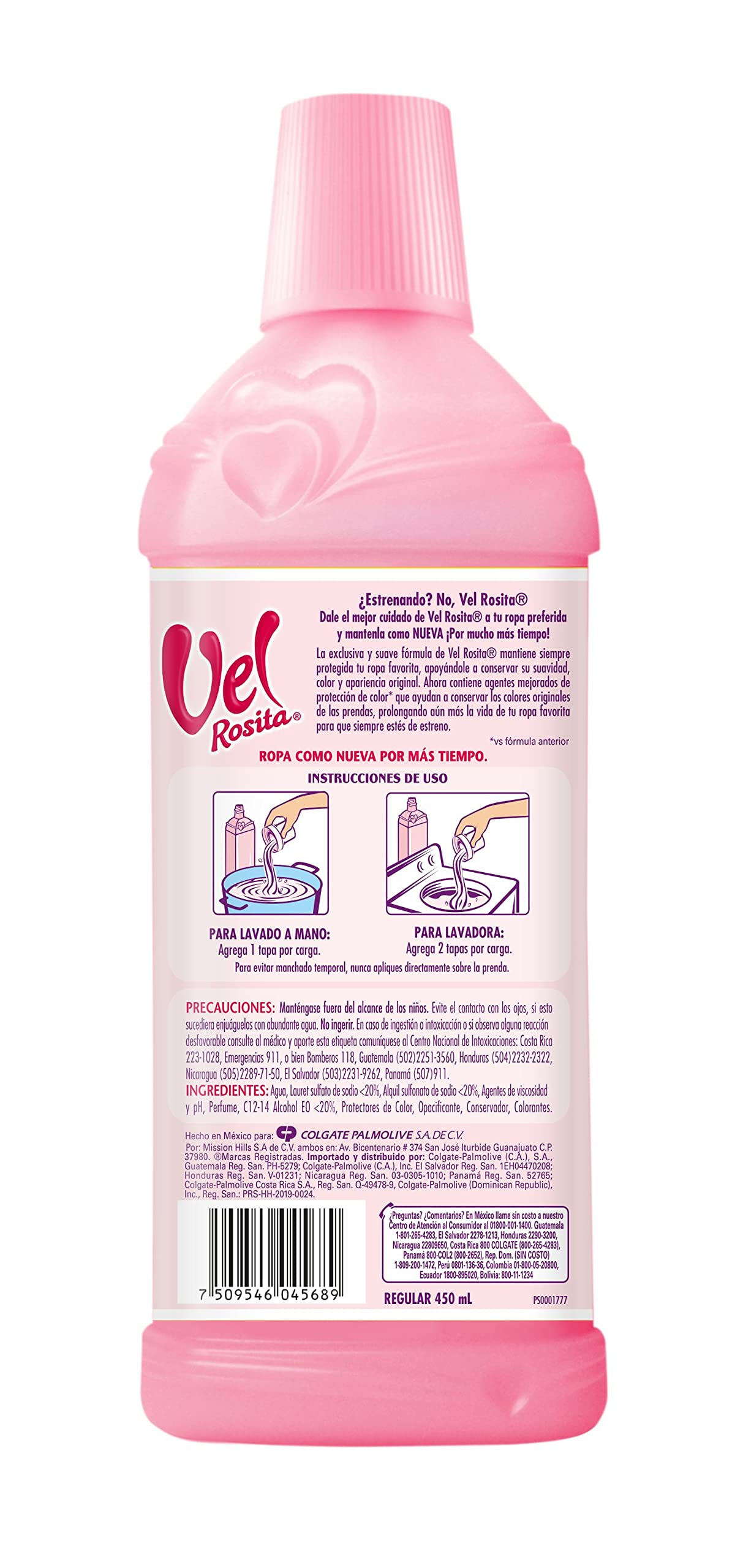 Vel Rosita Delicada Liquid Laundry Detergent 450 ml – Gentle on Delicates