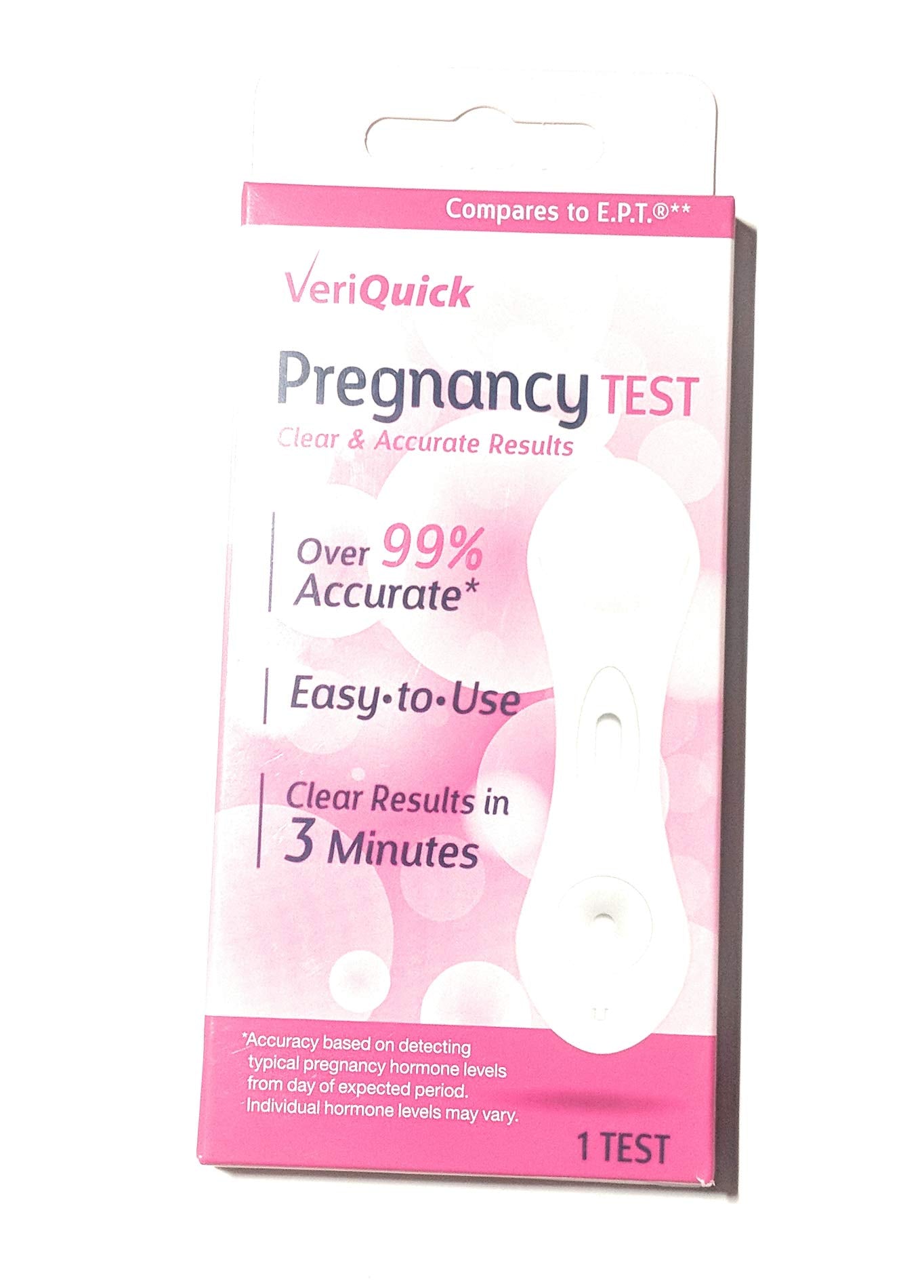 VeriQuick Pregnancy Test - Clear & Accurate Results in 3 Minutes