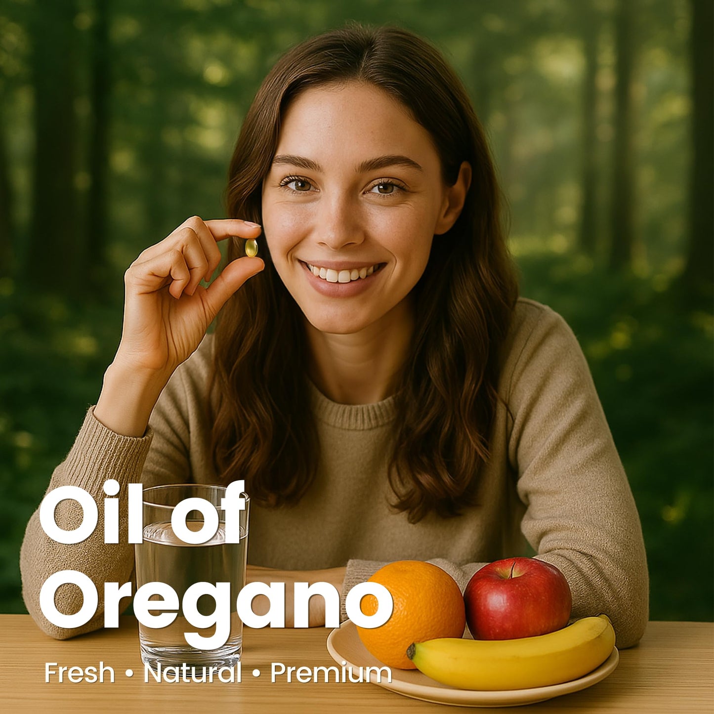 VEV 300mg Oil of Oregano with Black Seed Oil & Moringa – Organic Carvacrol-Rich Softgels