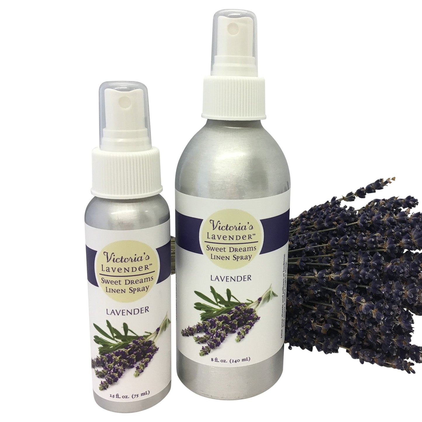 Victoria's Lavender Aromatherapy Pillow & Linen Mist – Made in USA (8 oz + 2 oz)
