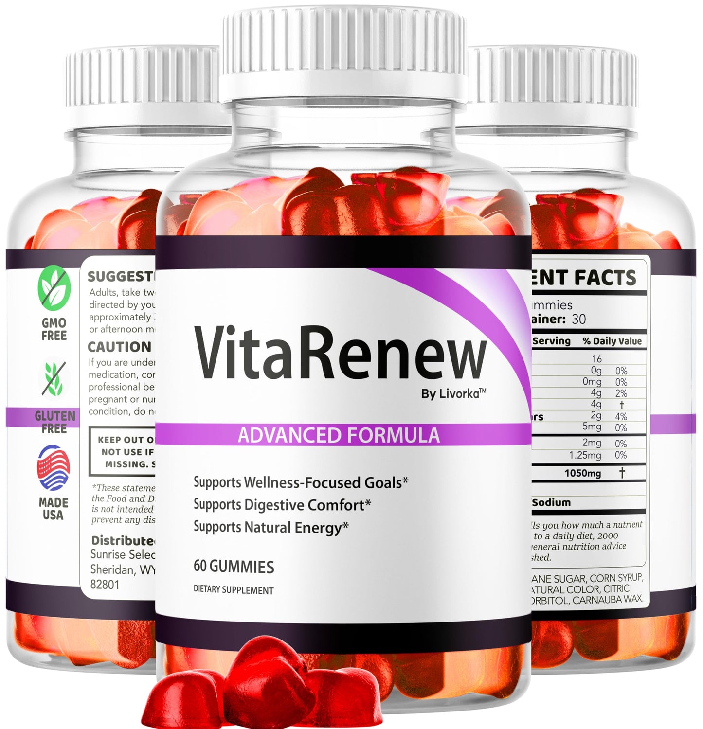 VitaRenew Gummies - 1050MG Advanced Formula | Maximum Strength (60 Gummies)